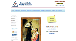 Desktop Screenshot of fraternidadecristoredentor.org